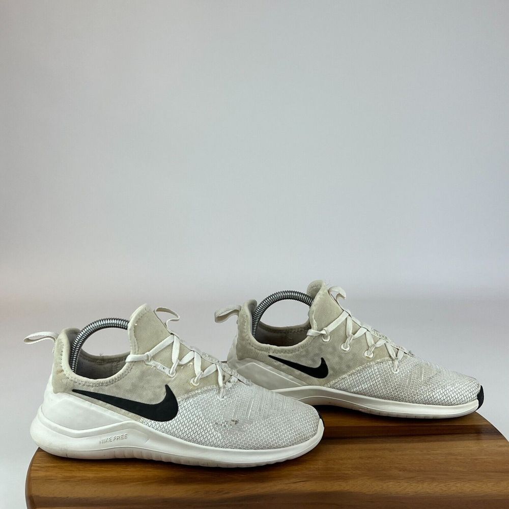 Womens Nike Free TR 8 Ivory Crossfit Athletic Training Shoes Sneakers Size 7 GUC
